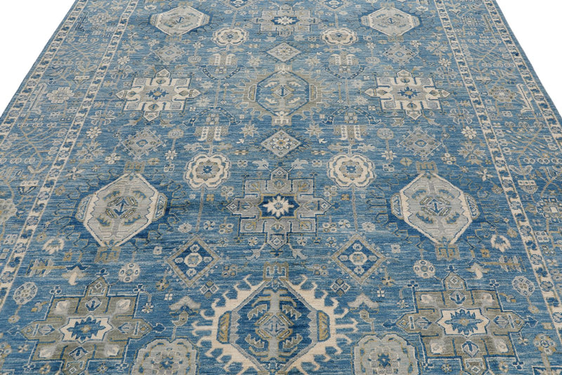 8x10 Blue Anatolian Traditional Rug