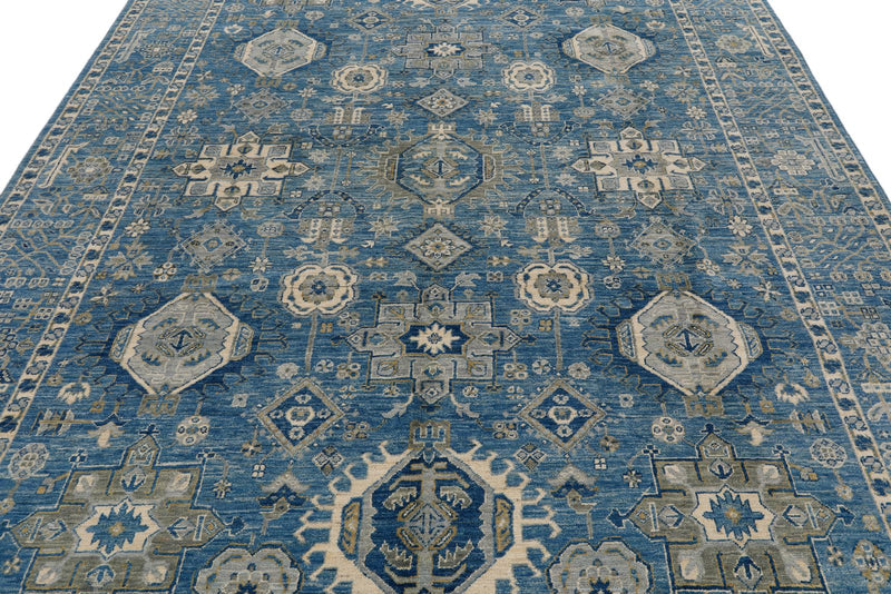 8x10 Blue Anatolian Traditional Rug