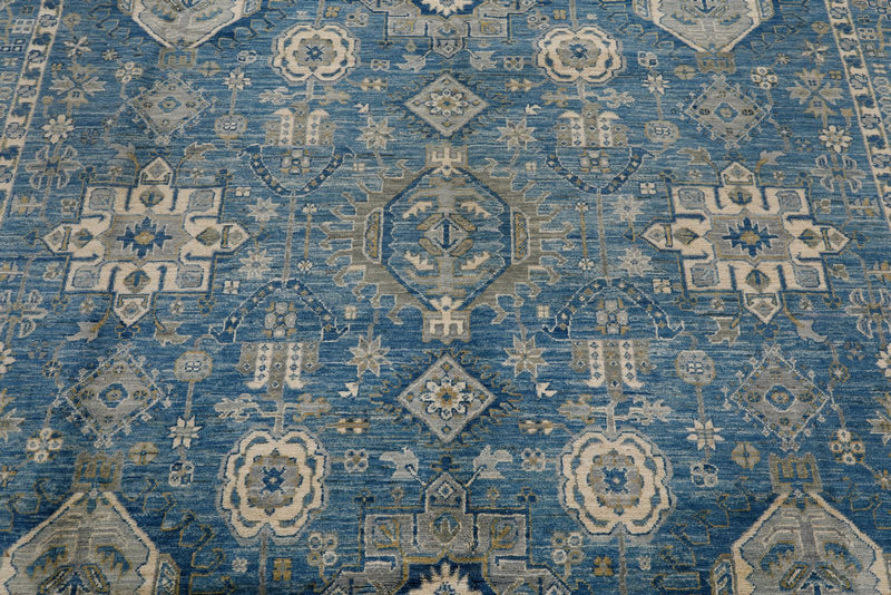 8x10 Blue Anatolian Traditional Rug