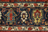 8x10 Red and Navy Anatolian Traditional Rug