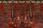 8x10 Red and Navy Anatolian Traditional Rug