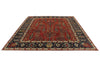 8x10 Red and Navy Anatolian Traditional Rug