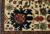 8x10 Ivory and Light Blue Traditional Rug