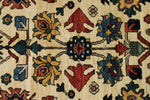 8x10 Ivory and Light Blue Traditional Rug