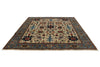 8x10 Ivory and Light Blue Traditional Rug