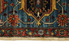 8x10 Ivory and Light Blue Traditional Rug