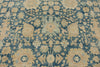 8x10 Light Blue and Ivory Traditional Rug