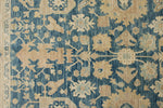 8x10 Light Blue and Ivory Traditional Rug