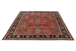 8x9 Red and Navy Anatolian Traditional Rug