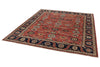 8x9 Red and Navy Anatolian Traditional Rug