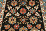 8x10 Black and Light blue Anatolian Traditional Rug