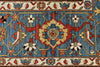 8x10 Black and Light blue Anatolian Traditional Rug