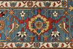 8x10 Black and Light blue Anatolian Traditional Rug