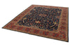 8x10 Navy and Red Anatolian Traditional Rug