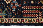 8x10 Navy and Multicolor Anatolian Traditional Rug