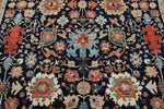 8x10 Navy and Blue Traditional Rug