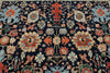 8x10 Navy and Blue Traditional Rug