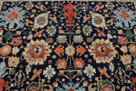 8x10 Navy and Blue Traditional Rug