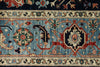 8x10 Navy and Blue Traditional Rug