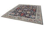 8x10 Navy and Blue Traditional Rug