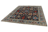 8x10 Navy and Blue Traditional Rug