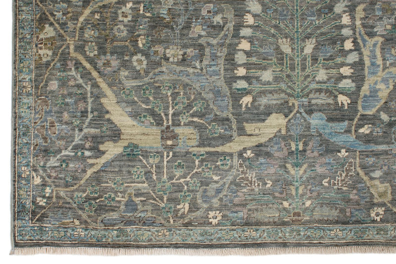 8x10 Gray and Gray Anatolian Traditional Rug