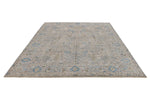 8x10 Gray and Light Blue Traditional Rug