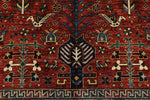 8x10 Red and Multicolor Traditional Rug