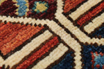 8x10 Red and Multicolor Traditional Rug