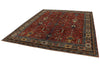 8x10 Red and Multicolor Traditional Rug