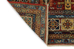 8x10 Red and Multicolor Traditional Rug