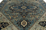 12x15 Gray and Navy Anatolian Traditional Rug