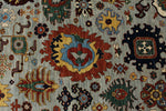 10x14 Gray and Navy Traditional Rug