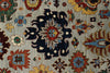 10x14 Gray and Navy Traditional Rug