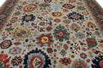 10x14 Gray and Navy Traditional Rug