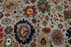 10x14 Gray and Navy Traditional Rug