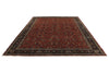 10x14 Red and Navy Traditional Rug