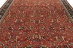 10x14 Red and Navy Traditional Rug