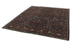 8x10 Navy and Multicolor Anatolian Traditional Rug