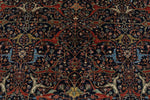 8x10 Navy and Multicolor Anatolian Traditional Rug