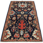 3x6 Navy and Multicolor Traditional Runner