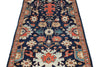 3x6 Navy and Multicolor Traditional Runner