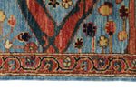 3x10 Blue and Multicolor Traditional Runner