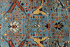 3x10 Blue and Multicolor Traditional Runner