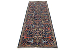 3x10 Navy and Multicolor Anatolian Traditional Runner