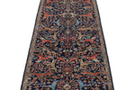 3x10 Navy and Multicolor Anatolian Traditional Runner