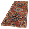3x7 Red and Navy Anatolian Traditional Runner