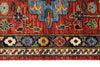 3x7 Red and Navy Anatolian Traditional Runner