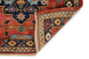 3x7 Red and Navy Anatolian Traditional Runner