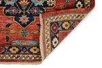 3x7 Red and Navy Anatolian Traditional Runner